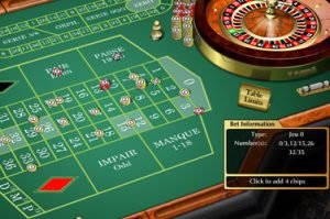 French roulette Tischspiel